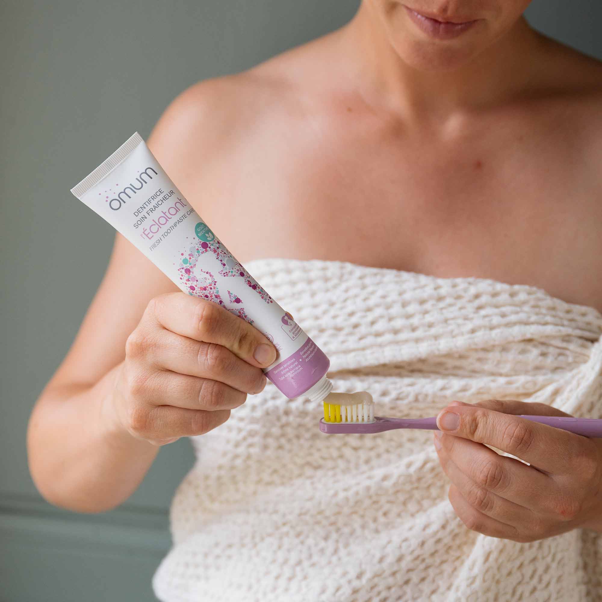 Dentifrice Soin Fraicheur Gencives et Dents Sensibles Sans Fluor L’Eclatant