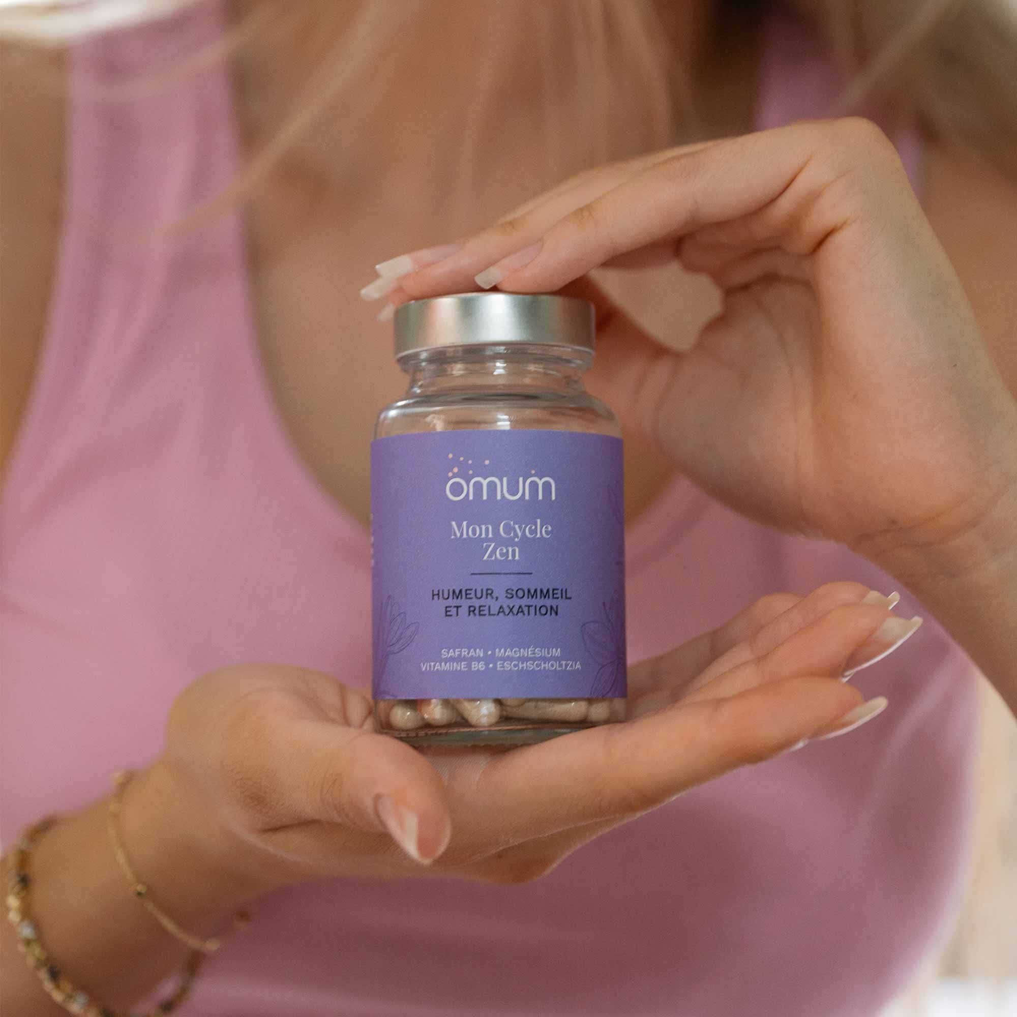 Complément alimentaire Règles Cycle & SPM : Sommeil, Humeur et Relaxation Mon Cycle Zen