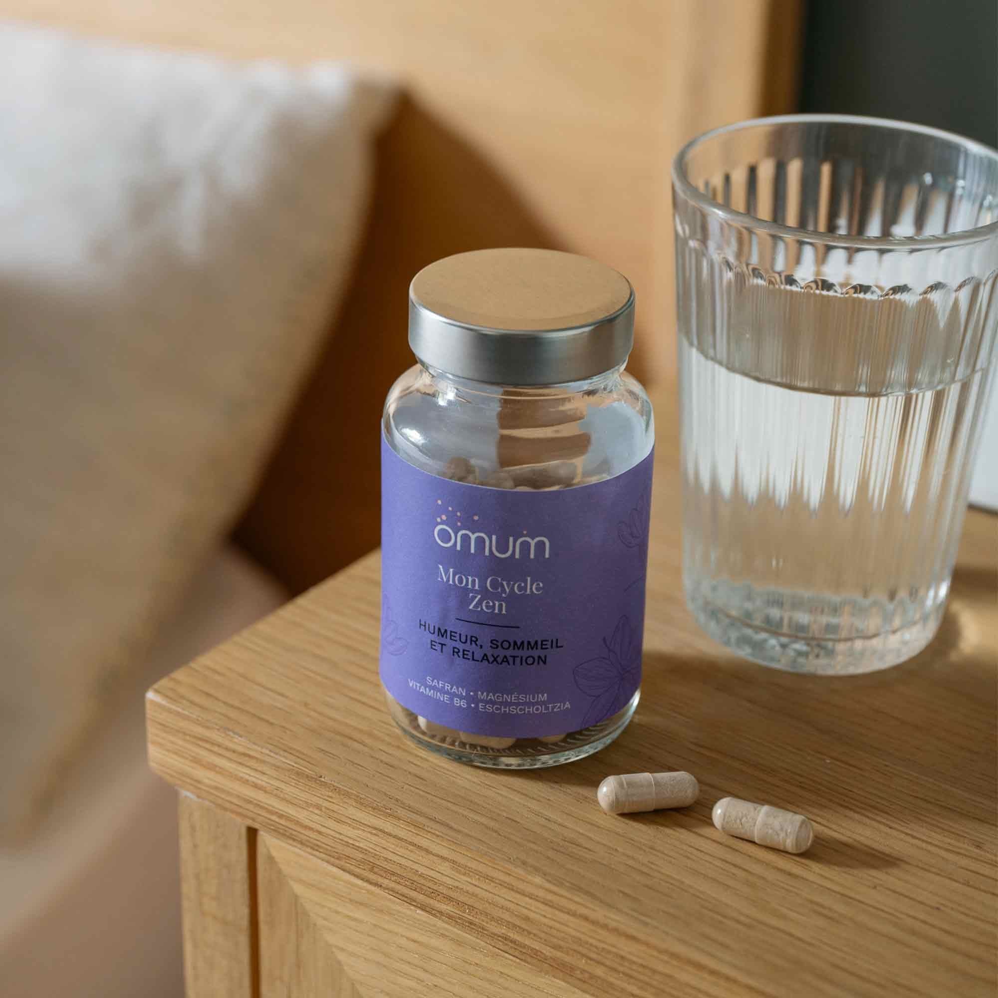Complément alimentaire Règles Cycle & SPM : Sommeil, Humeur et Relaxation Mon Cycle Zen