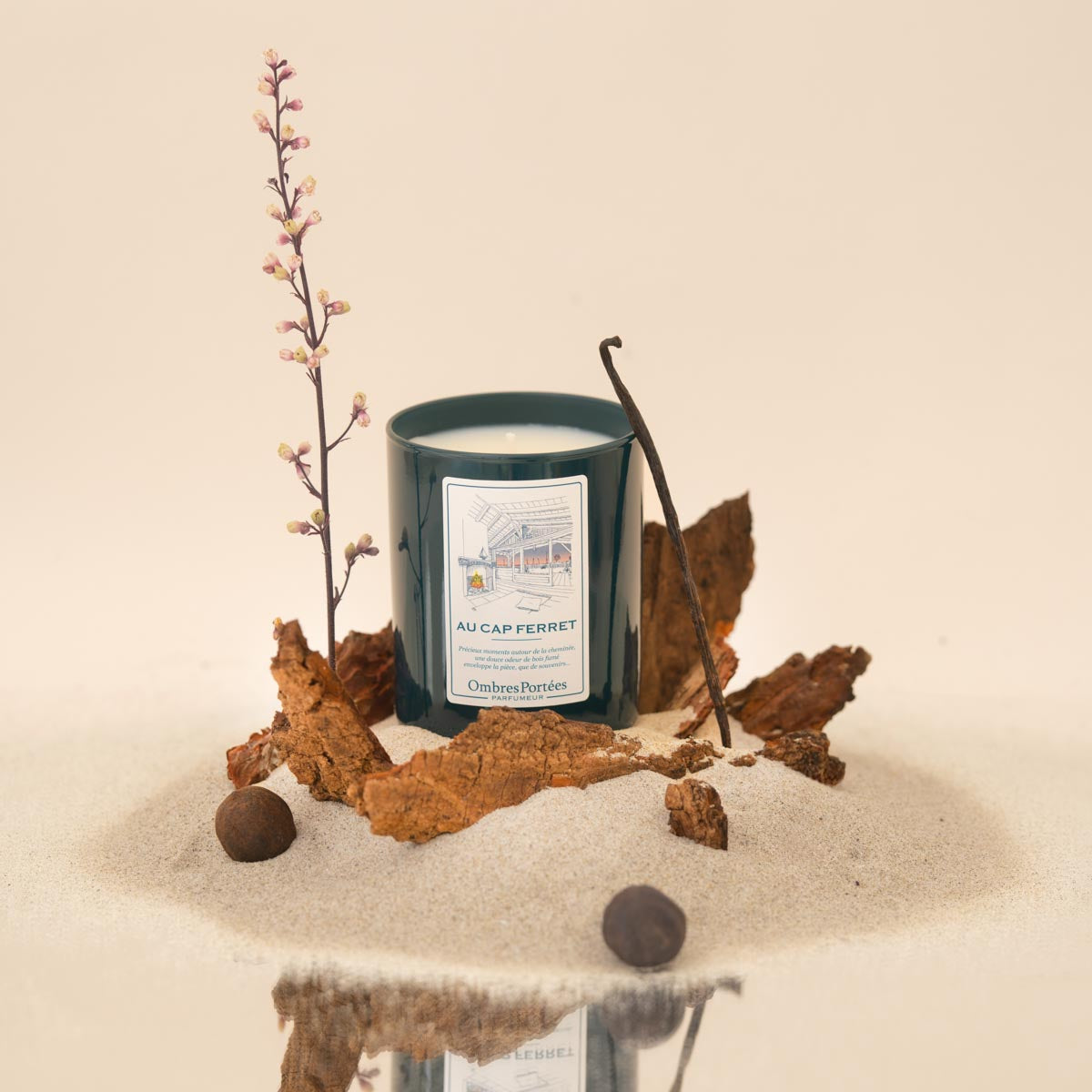 Bougie parfumée Au cap ferret 210g