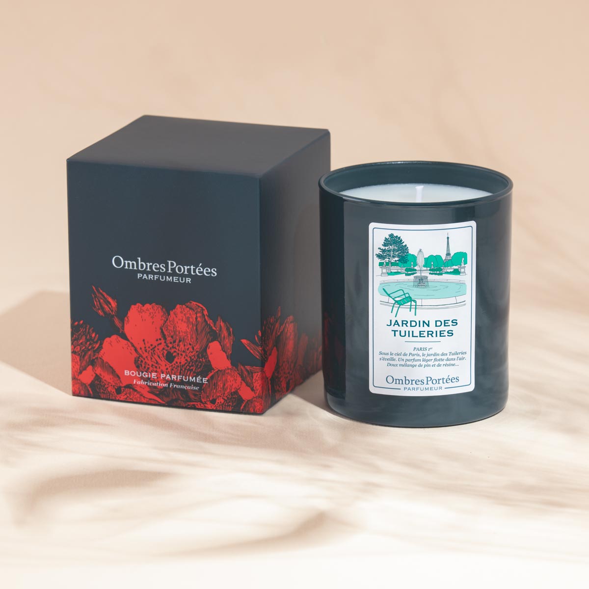 Bougie parfumée Jardin des Tuileries 210g