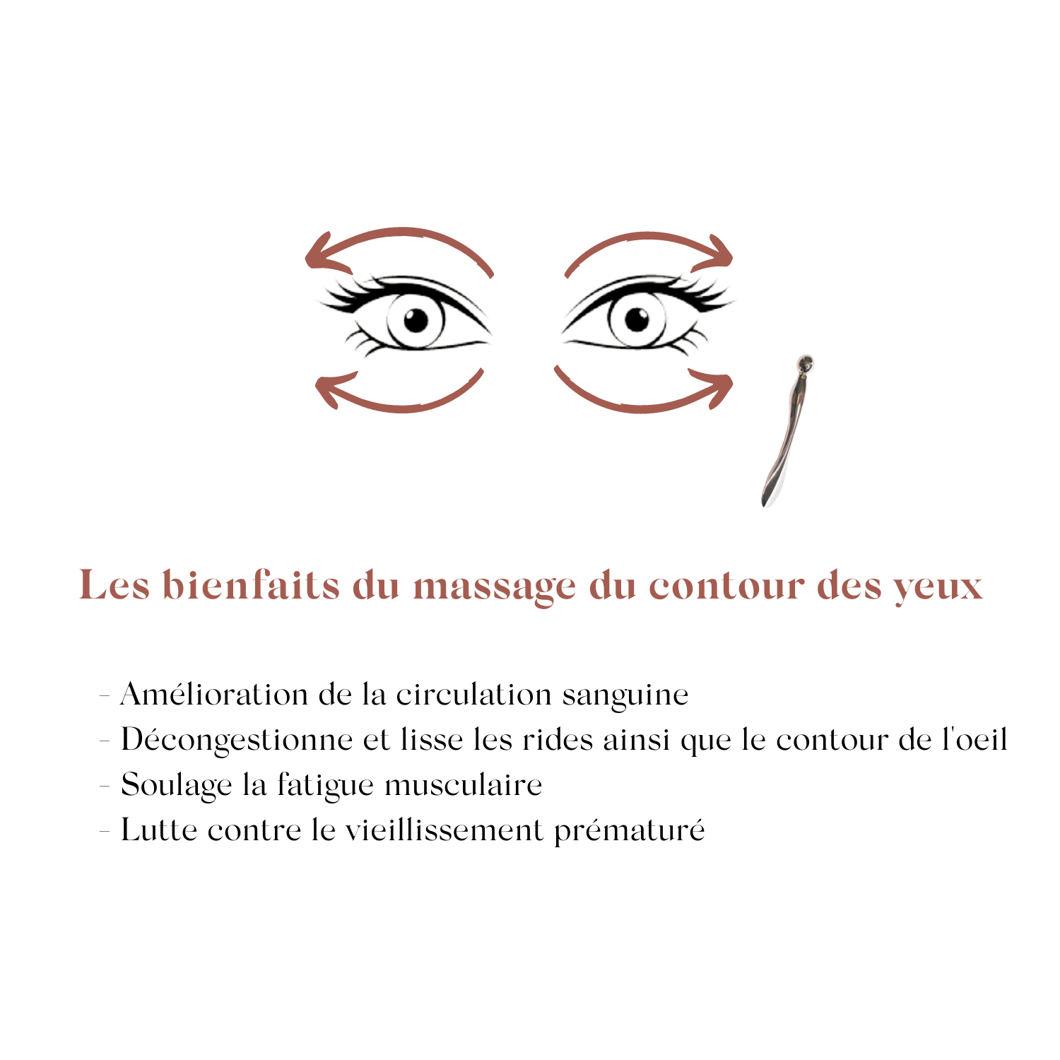 I-Magic Stick I Bâton de massage pour les yeux