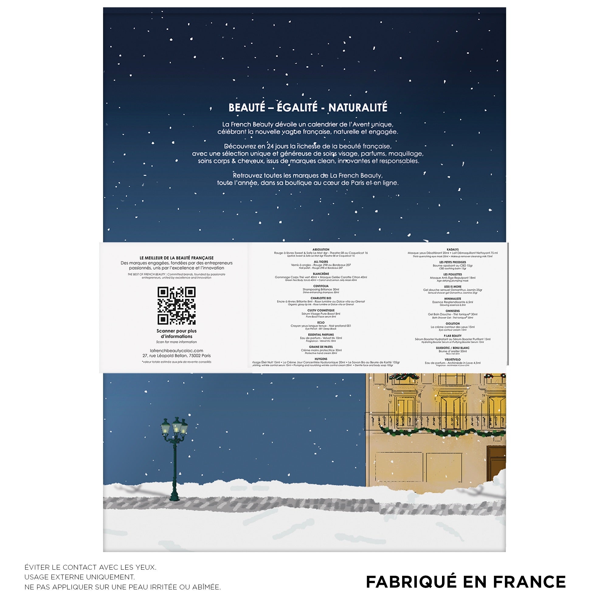 Calendrier de l'Avent La French Beauty - 24 pépites françaises