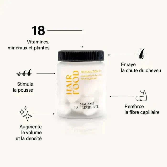 Compléments Alimentaires Cheveux - Résolution N°1 - 6 mois