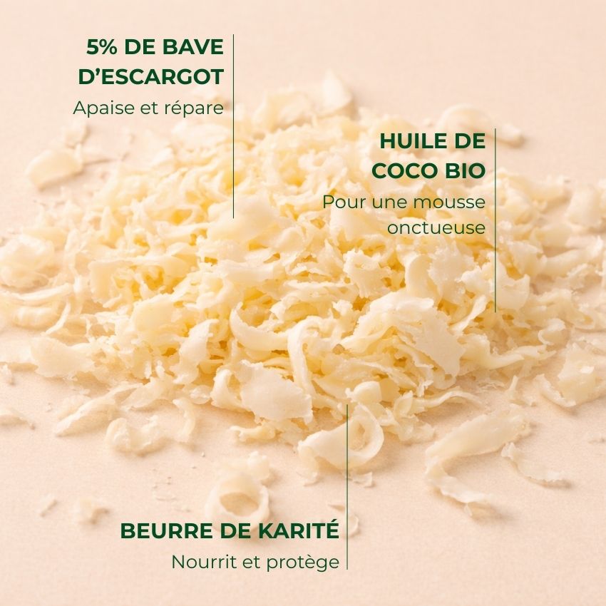 Routine peau saine à la bave d'escargot