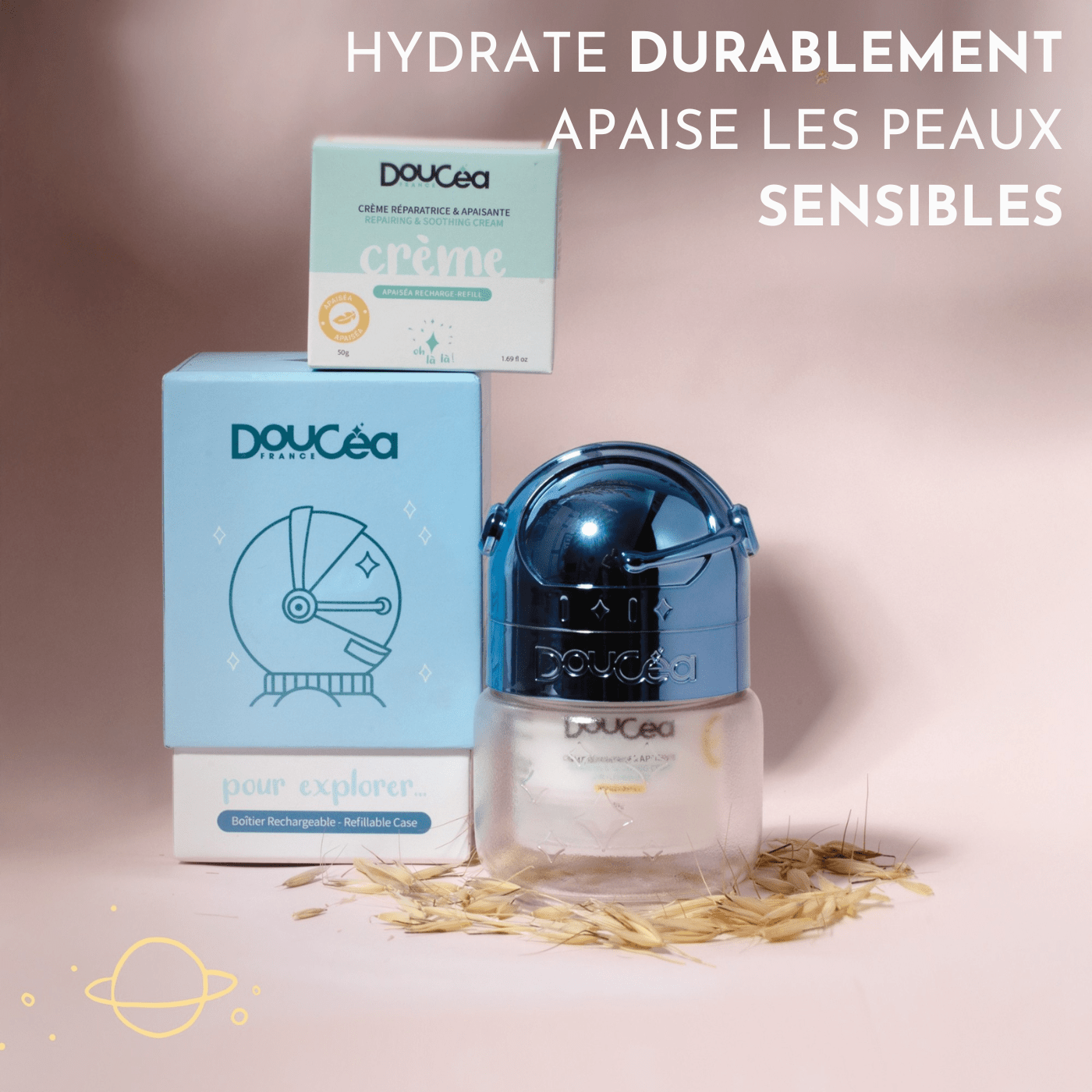Kit Soin Apaisant "Pour explorer" • Crème APAISÉA + Boîtier Cosmonaute