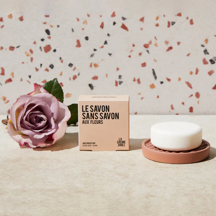 Soap-free soap 80ML with organic flowers