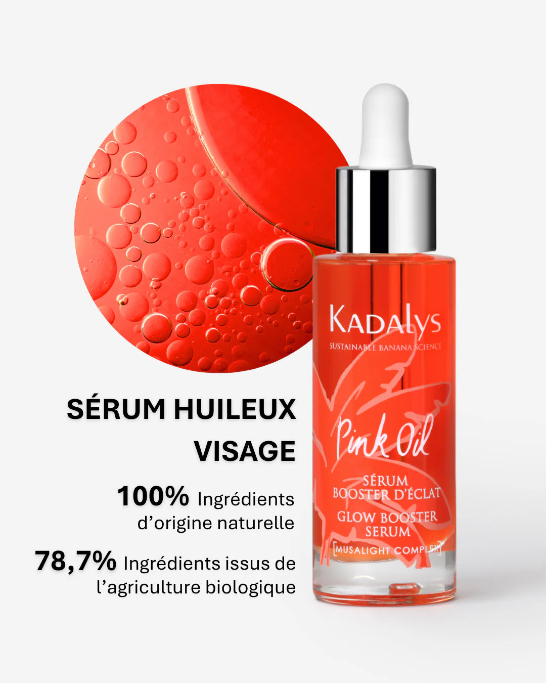 Sérum Booster d'Éclat Pink Oil - UNIFIE & ANTI-TACHES
