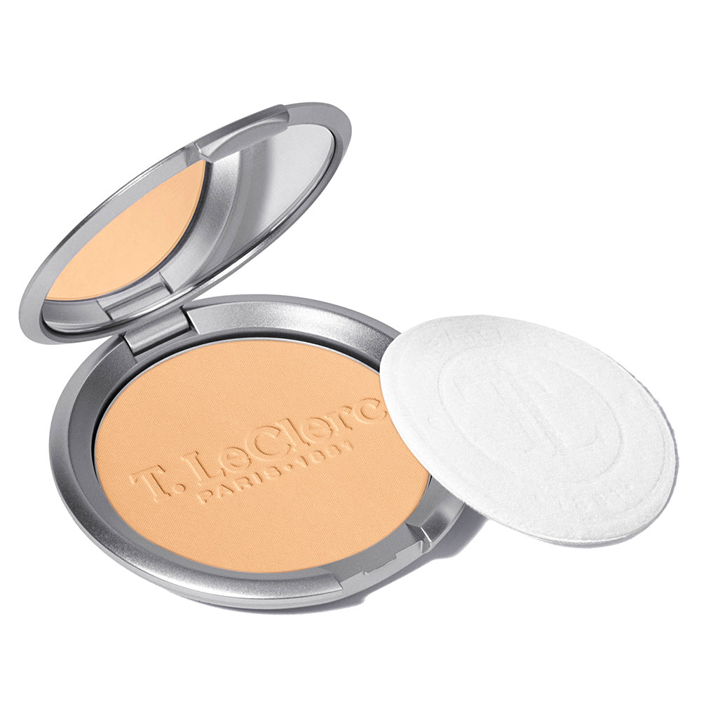 Poudre Compacte de Riz - Formule Soin - Matifiante longue tenue fini naturel