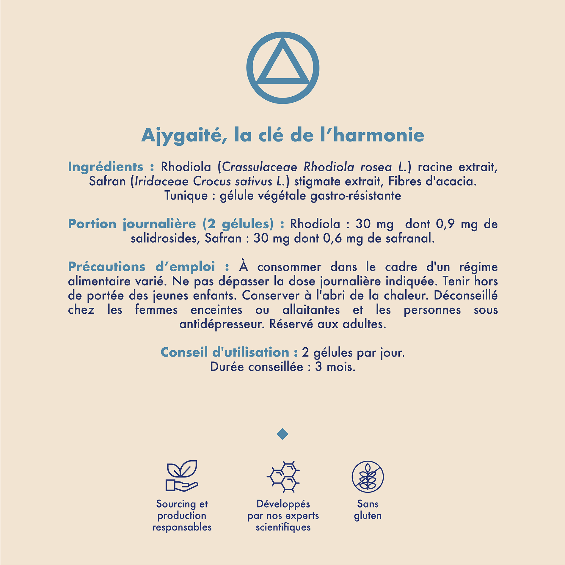 AJYGAITÉ - Compléments alimentaires - Équilibre émotionnel