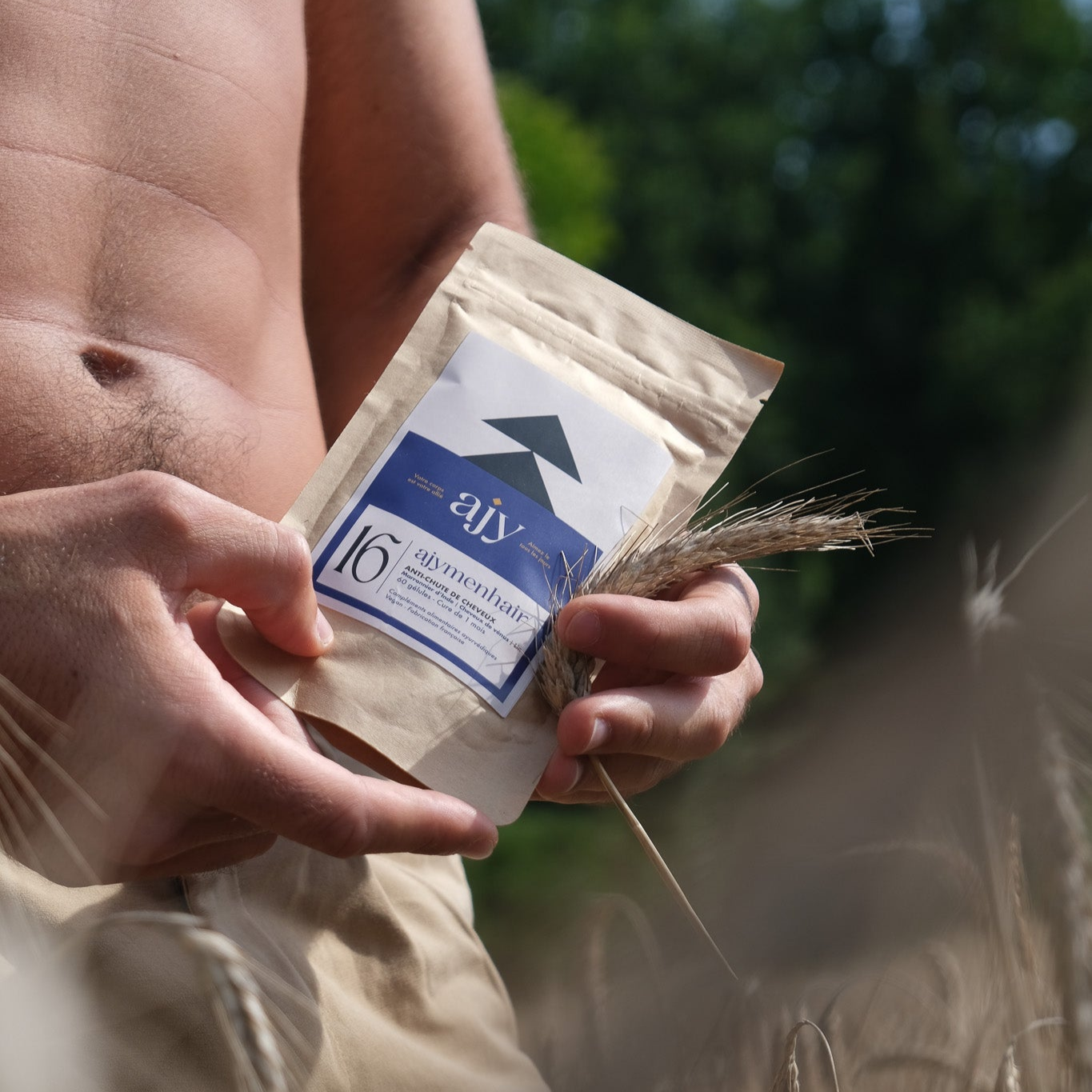 AJYMENHAIR - Chute de cheveux Homme - Compléments alimentaires - Cheveux