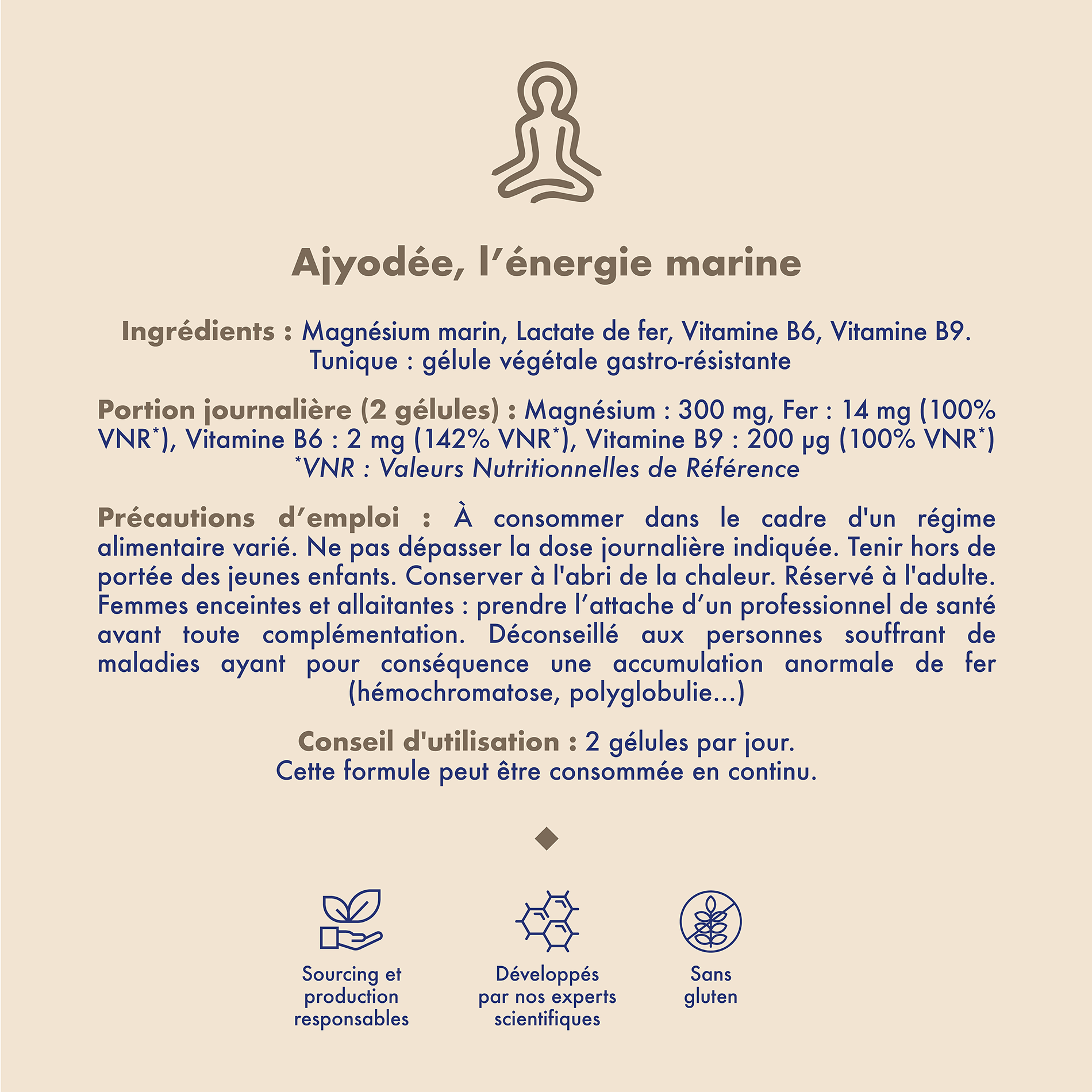 AJYODÉE - Compléments alimentaires - Force mentale & vitalité
