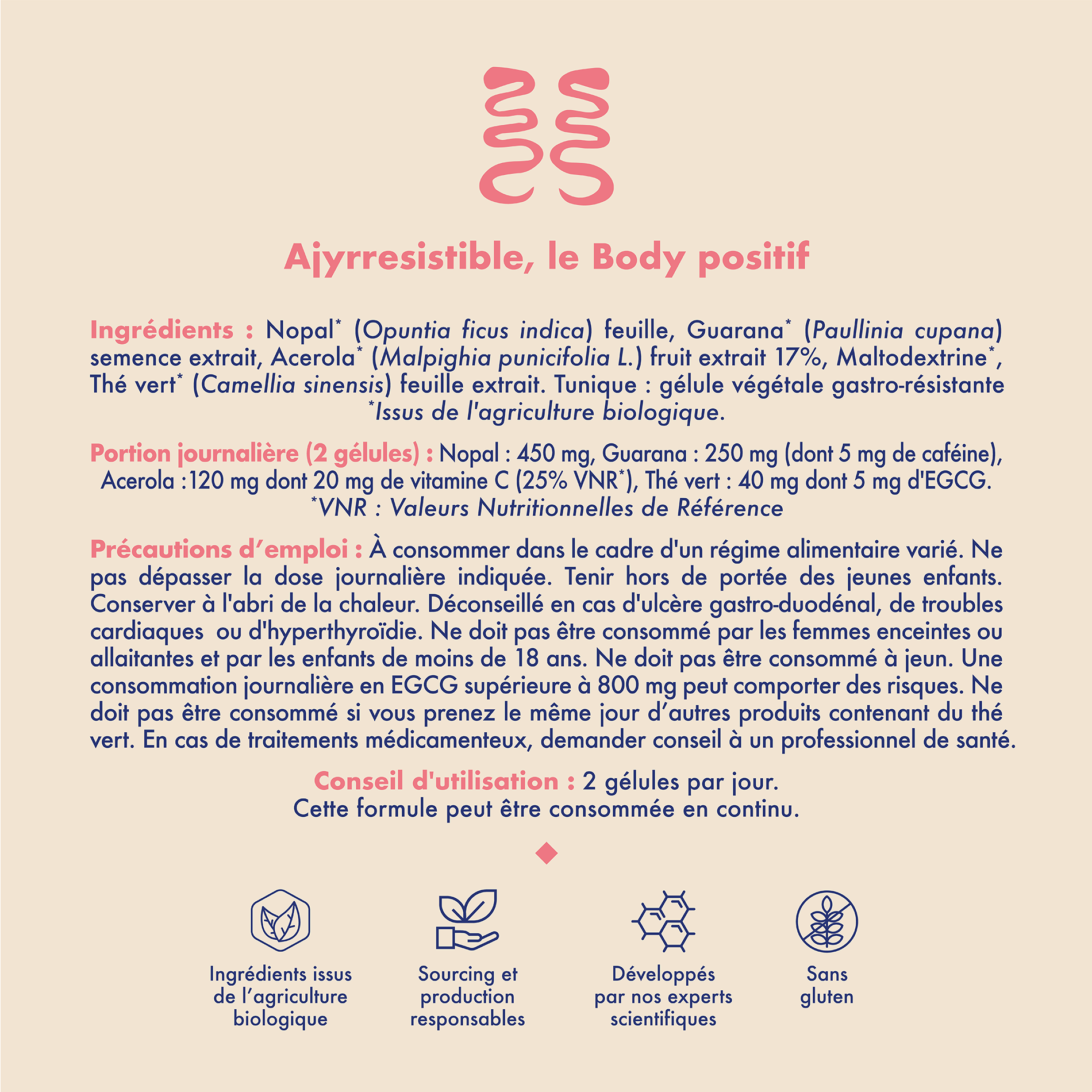 AJYRRÉSISTIBLE BIO - Compléments alimentaires - Minceur