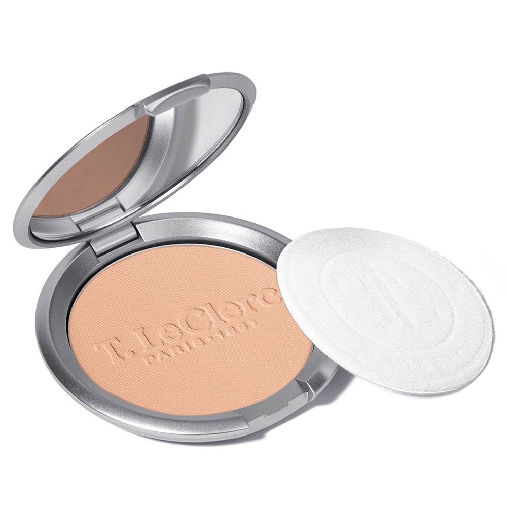 Poudre Compacte de Riz - Formule Soin - Matifiante longue tenue fini naturel