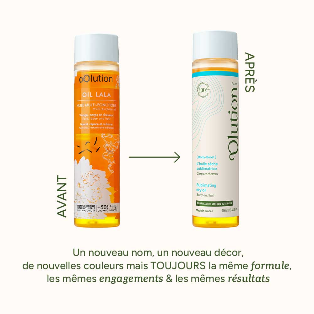 L'huile sèche sublimatrice