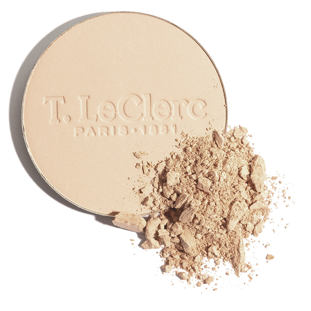 Poudre Compacte de Riz - Formule Soin - Matifiante longue tenue fini naturel