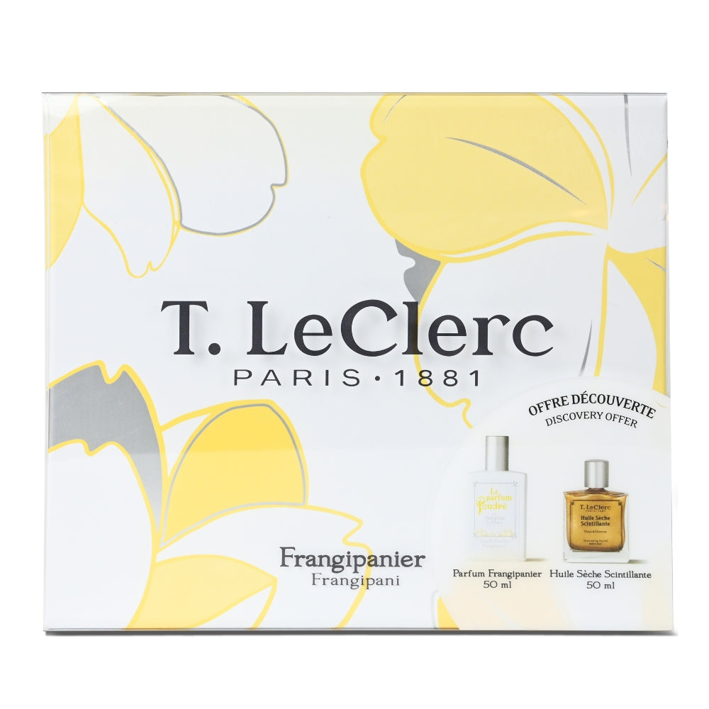 Coffret Parfum et Huile Scintillante - Frangipanier