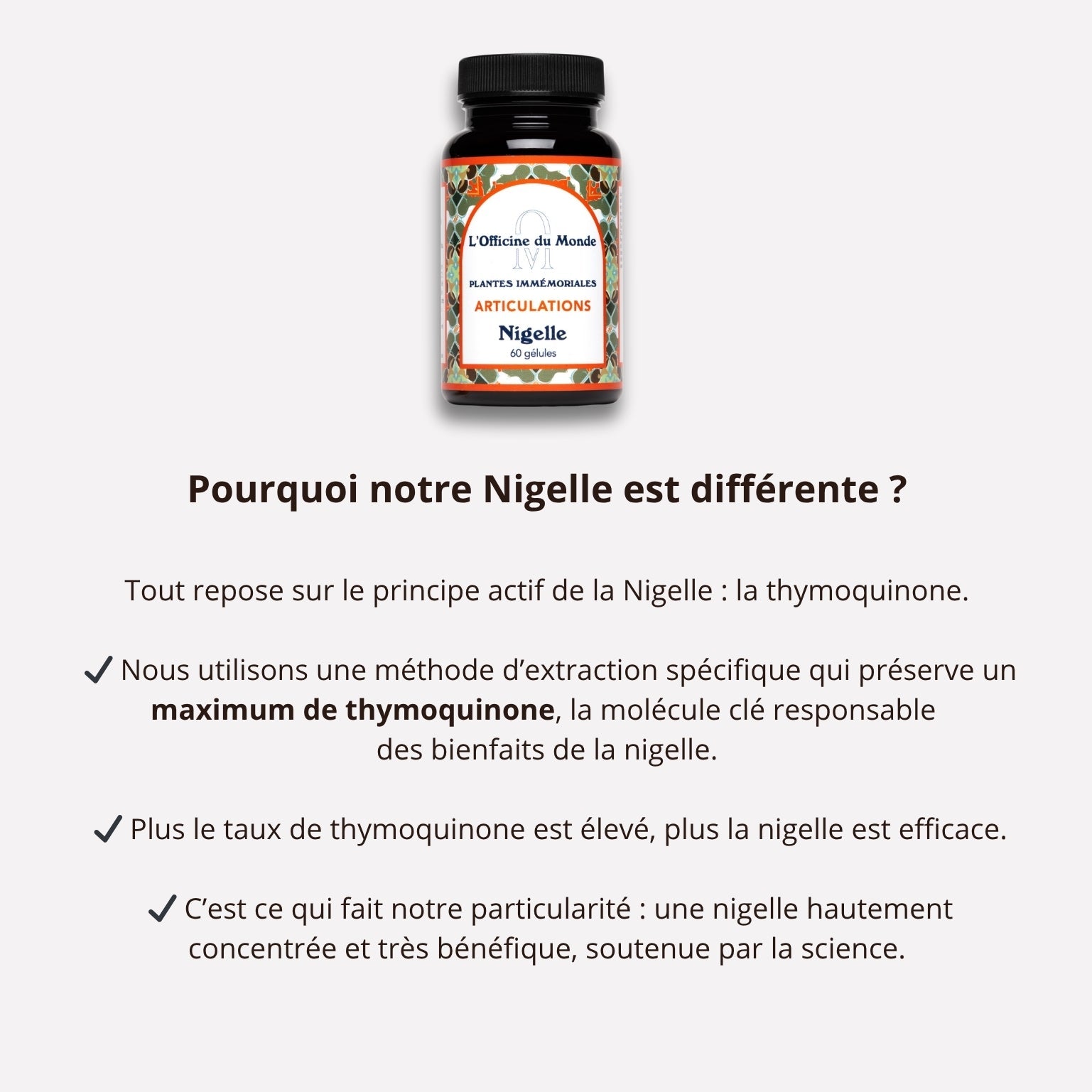 Douleurs Articulaires - Nigelle & Thymoquinone - 2 mois de cure