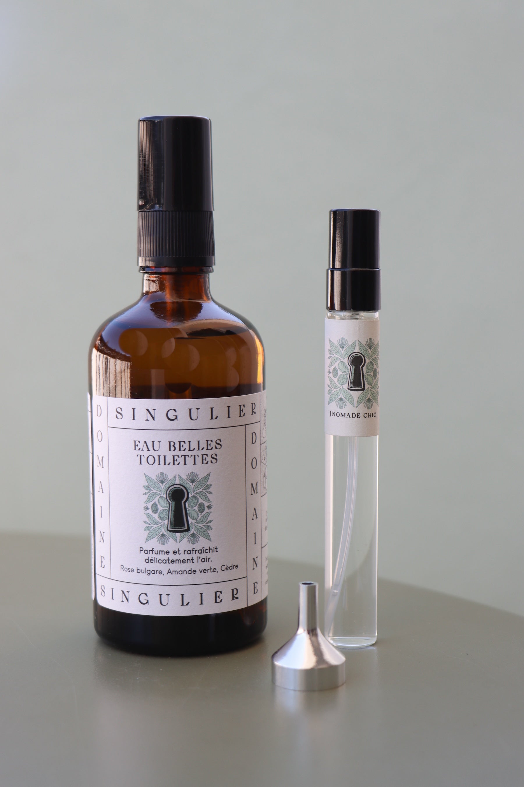 DUO EAU BELLES TOILETTES amande verte et son format NOMADE CHIC