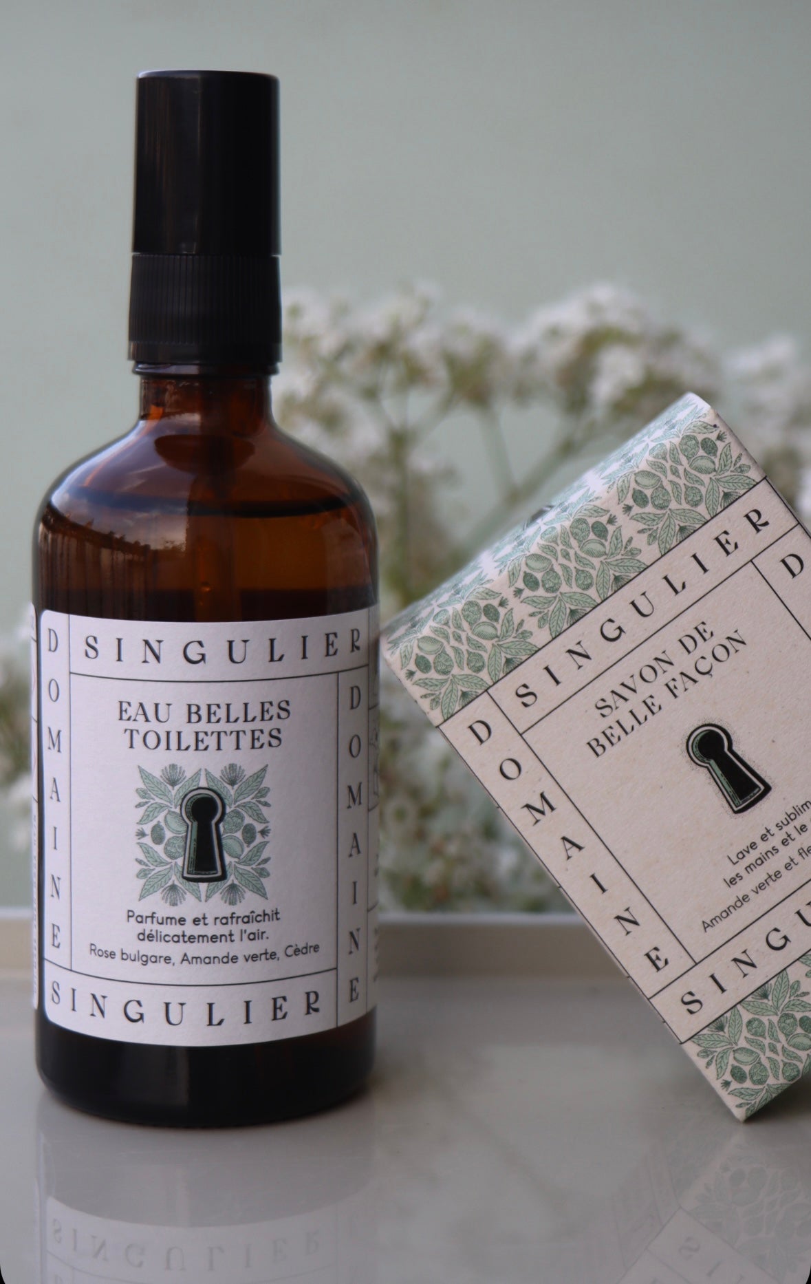 LE RITUEL "EAU BELLES TOILETTES amande verte ET "SAVON DE BELLE FAÇON"