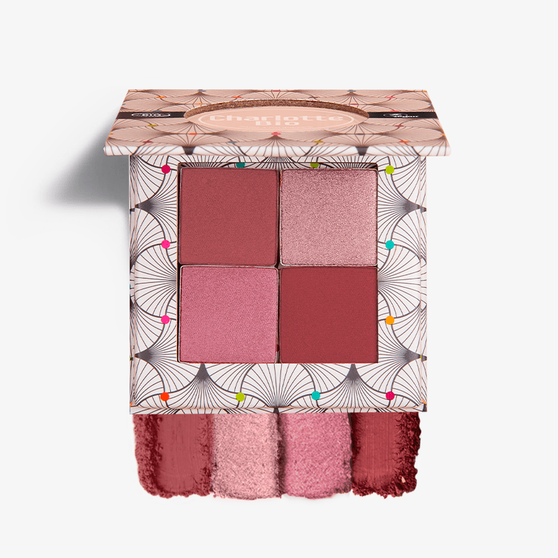 La palette de 4 fards à paupières BIO - Girly