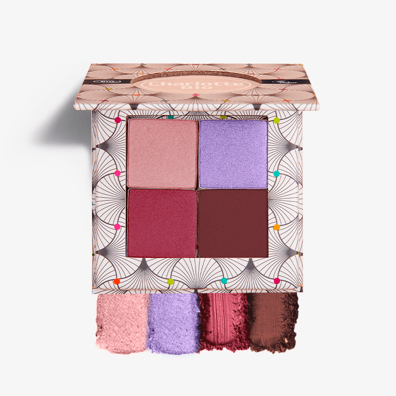 La palette de 4 fards à paupières BIO - Luxury