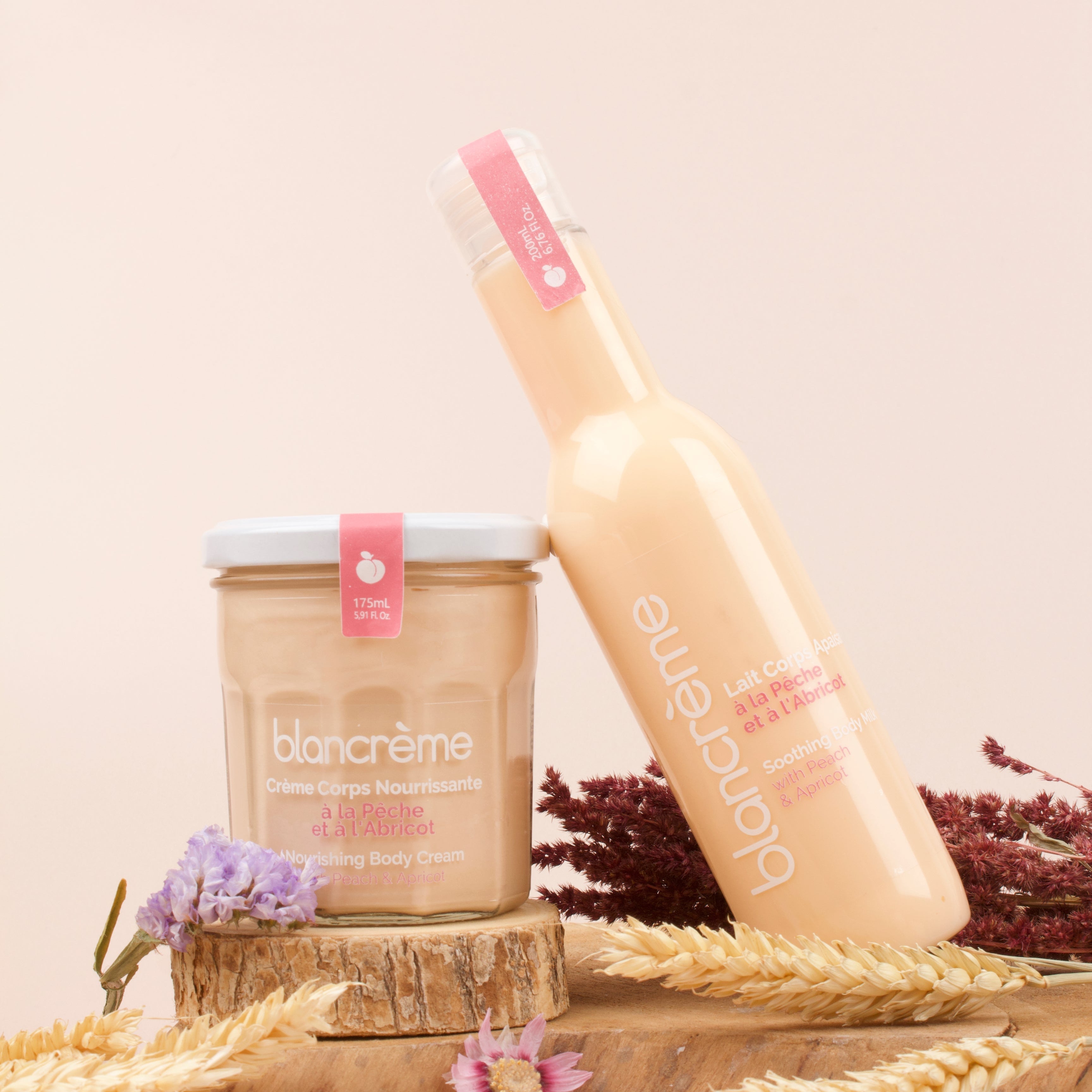 Crème corps nourrissante - Pêche & Abricot