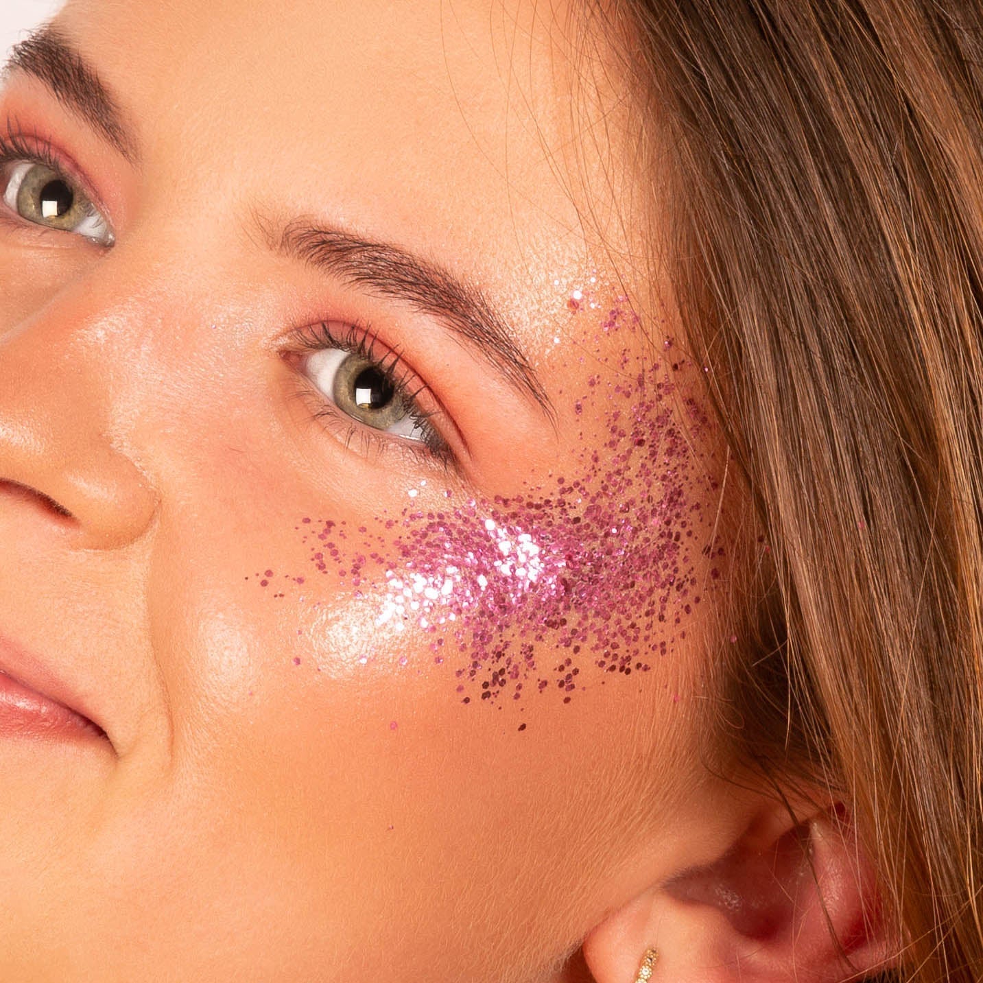 Paillettes visage