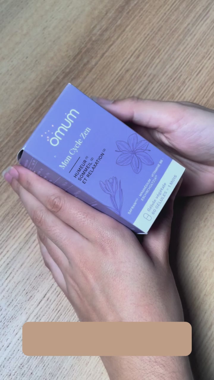 Complément alimentaire Règles Cycle & SPM : Sommeil, Humeur et Relaxation Mon Cycle Zen
