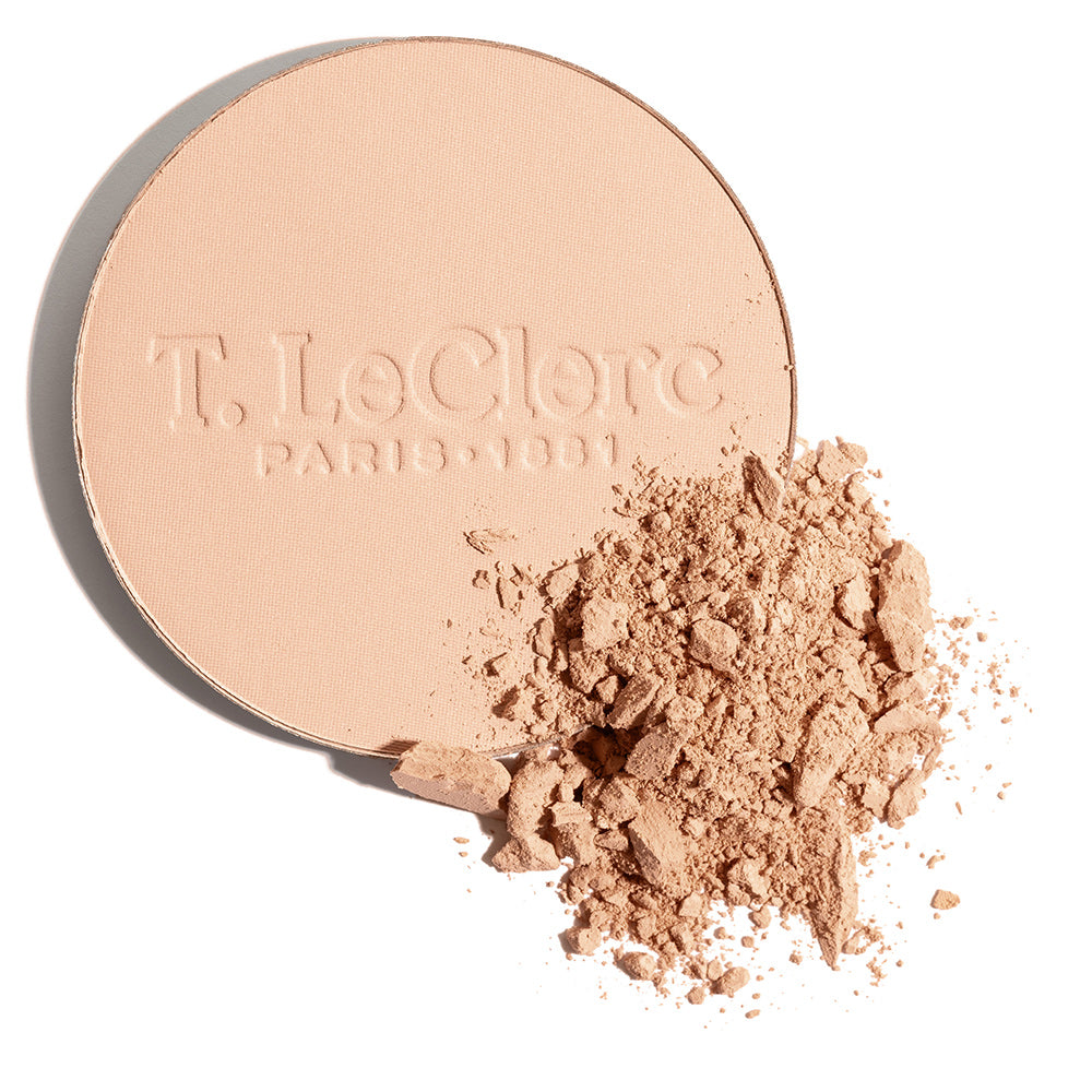 Poudre Compacte de Riz - Formule Soin - Matifiante longue tenue fini naturel