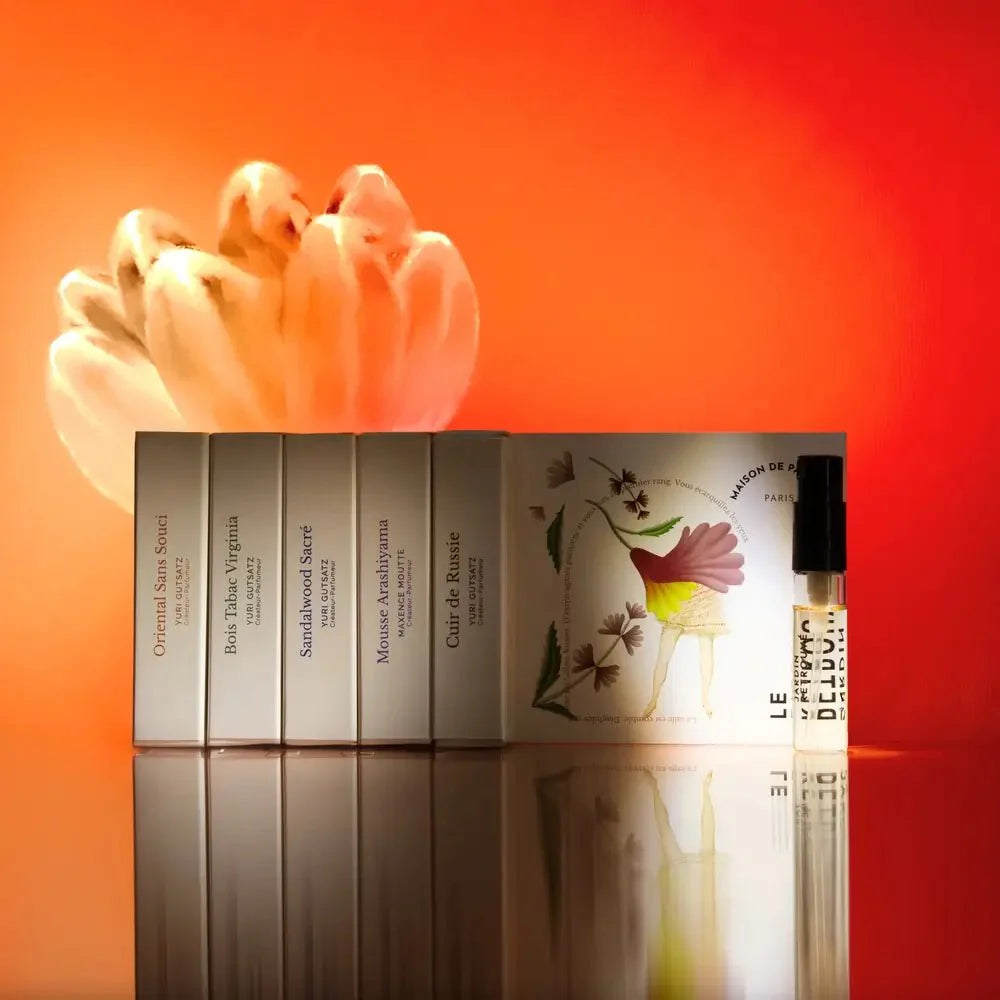 Set Découverte Boisé • Cuir Floral • Ambré