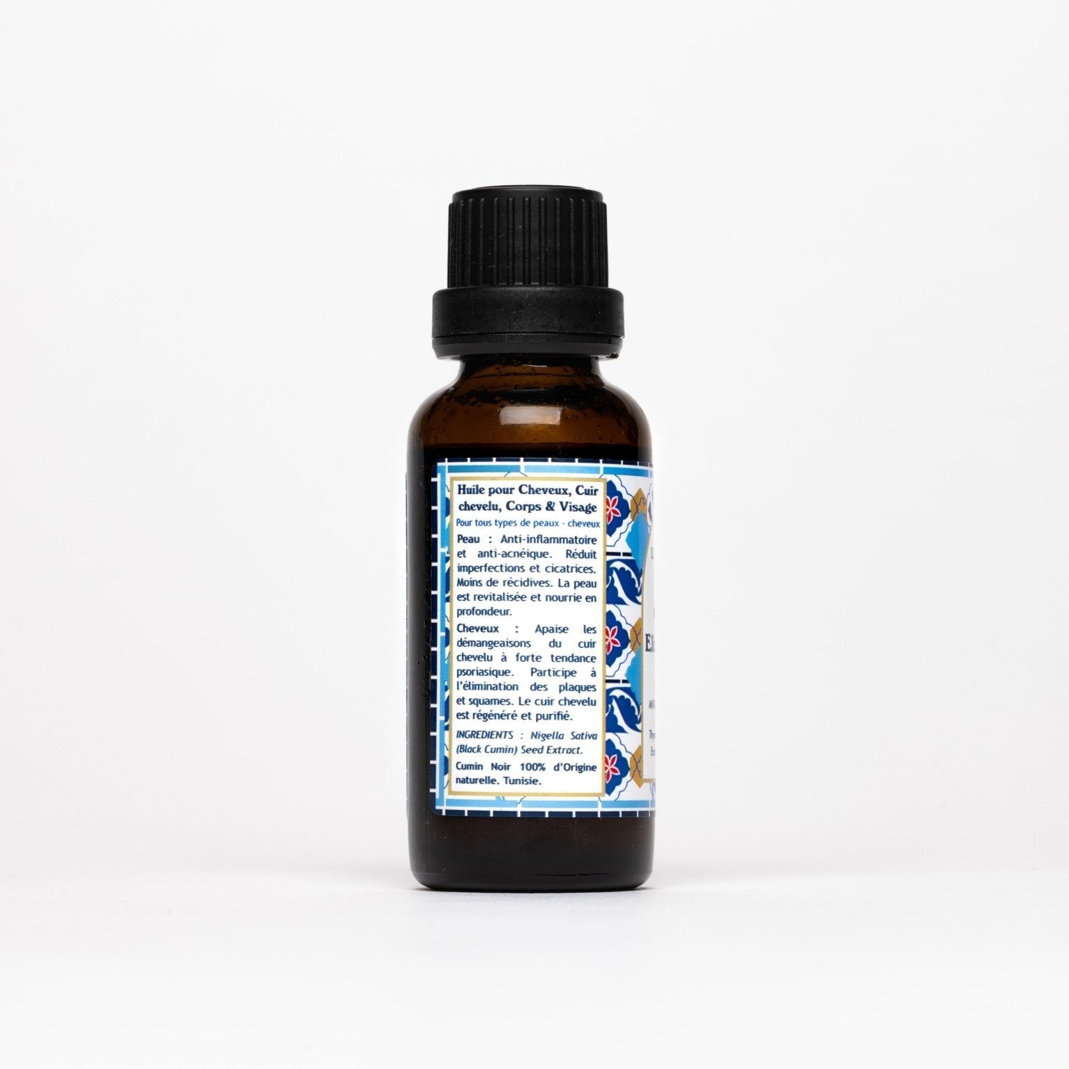 Elixir de Nigelle Cosmétique Titrée de Tunisie