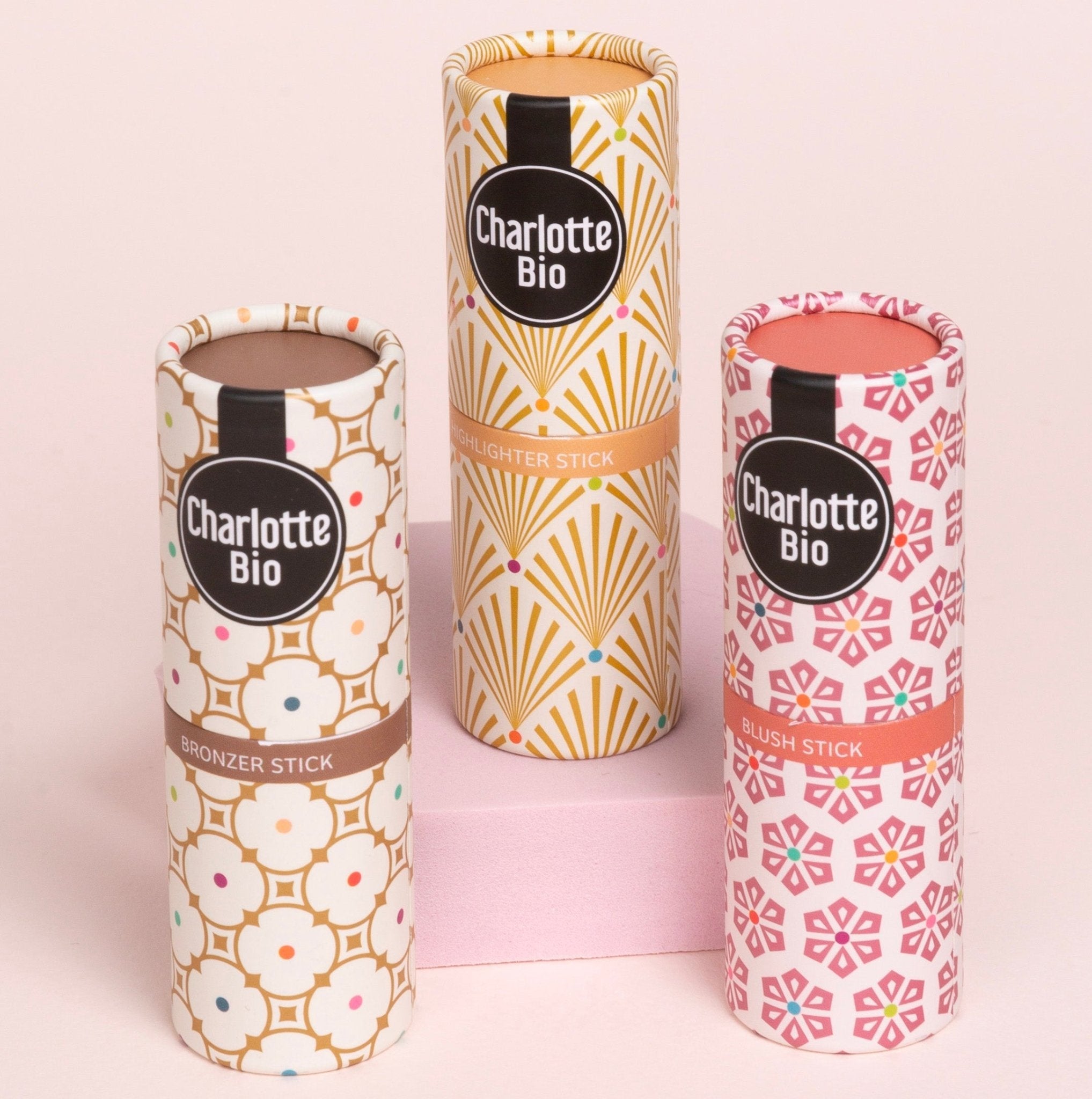Trio sticks teint : bronzer + blush + highlighter