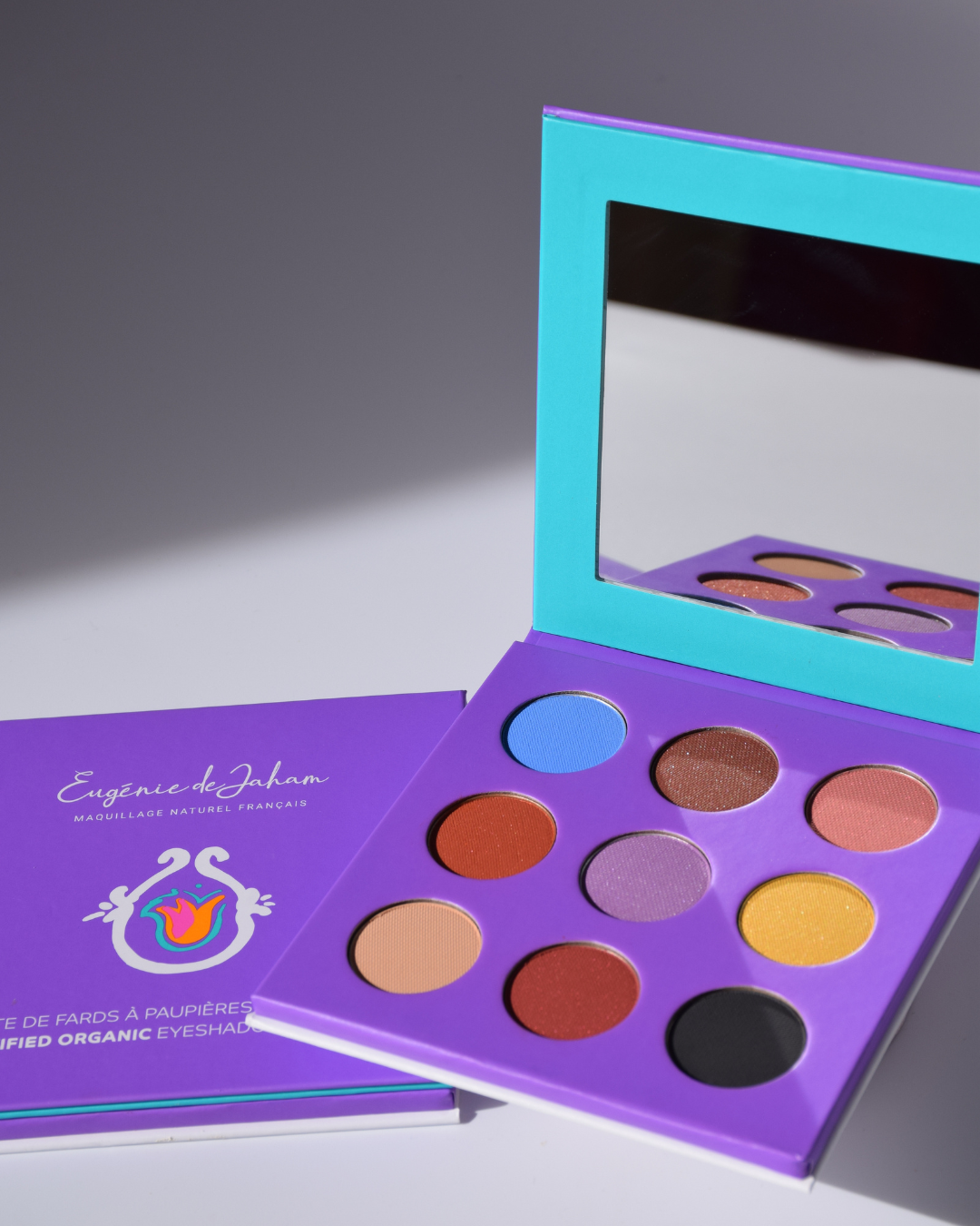 EUGENIE DE JAHAM - Palette de fards à paupières certifiée bio