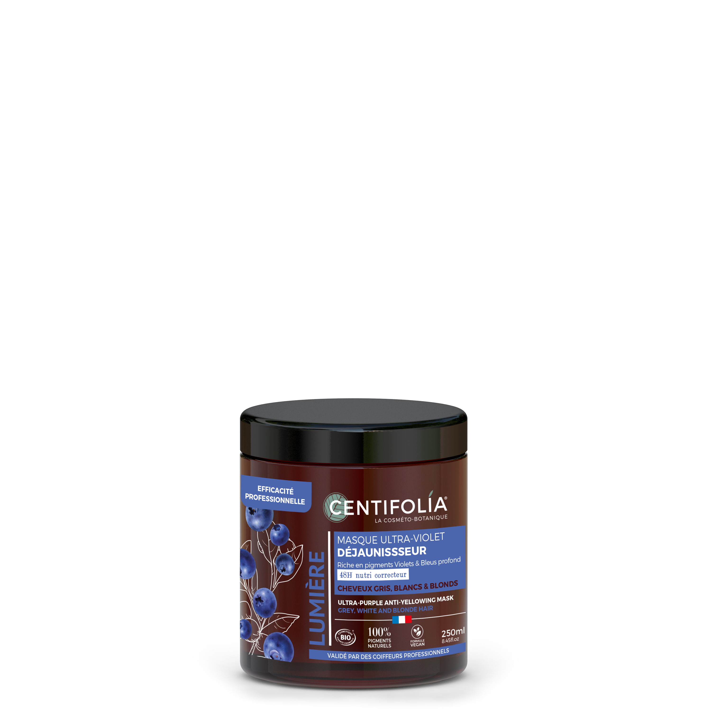 Masque ultra violet déjaunisseur