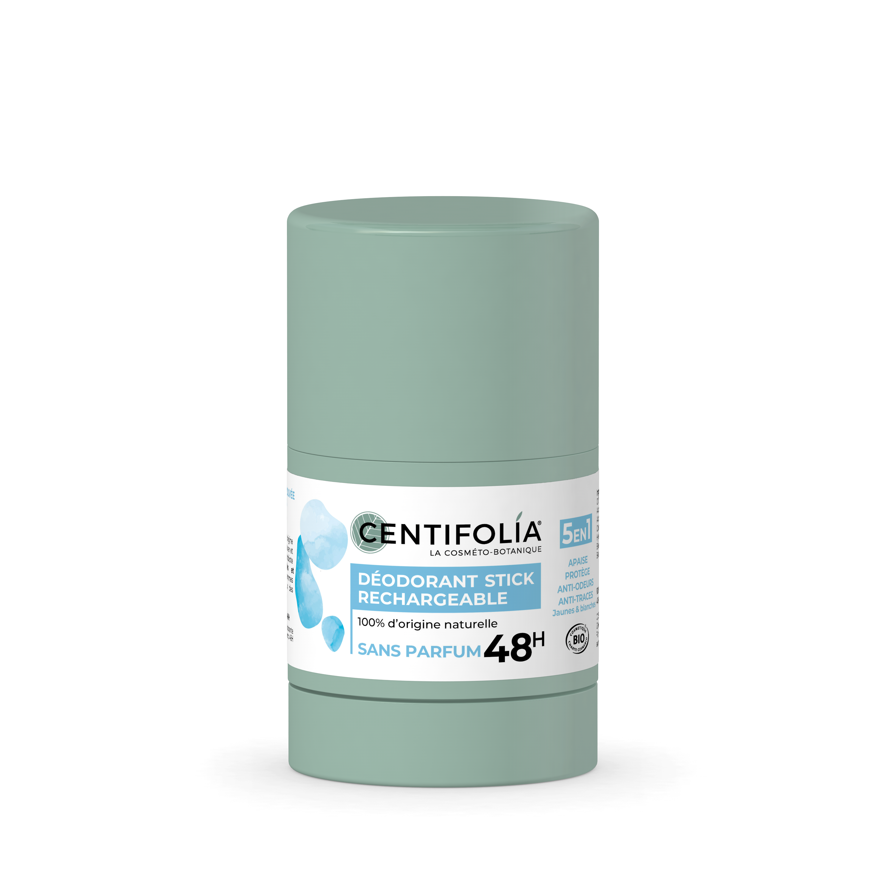 Déodorant Stick rechargeable 48h sans parfum