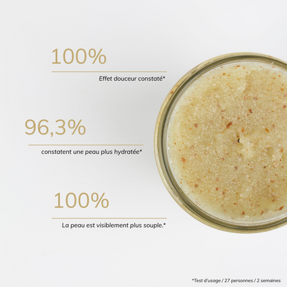 Gommage corps lissant - Pomme & Noisette