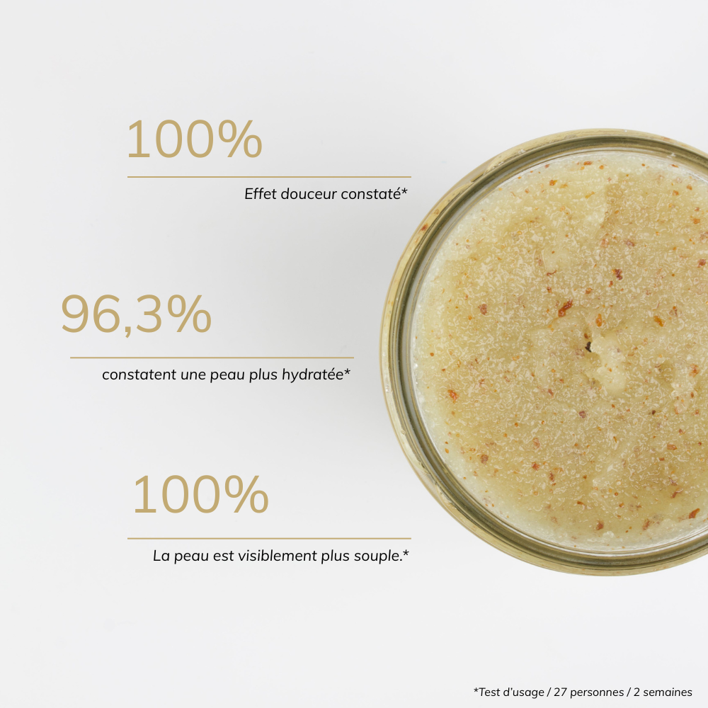 Gommage corps lissant - Pomme & Noisette