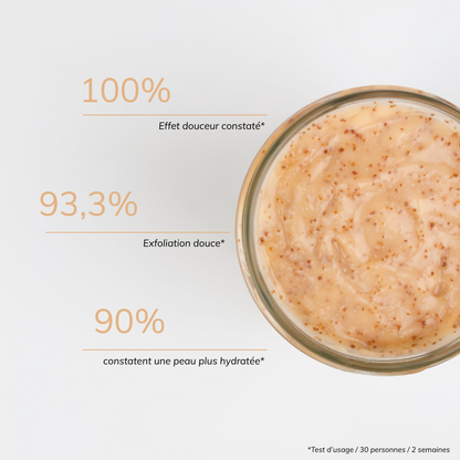 Gommage corps lissant - Pêche & Abricot