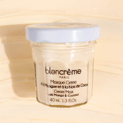 Masque visage crème Mangue & noix de coco