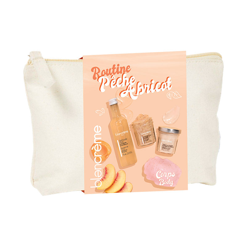 Trousse routine Corps - Pêche Abricot