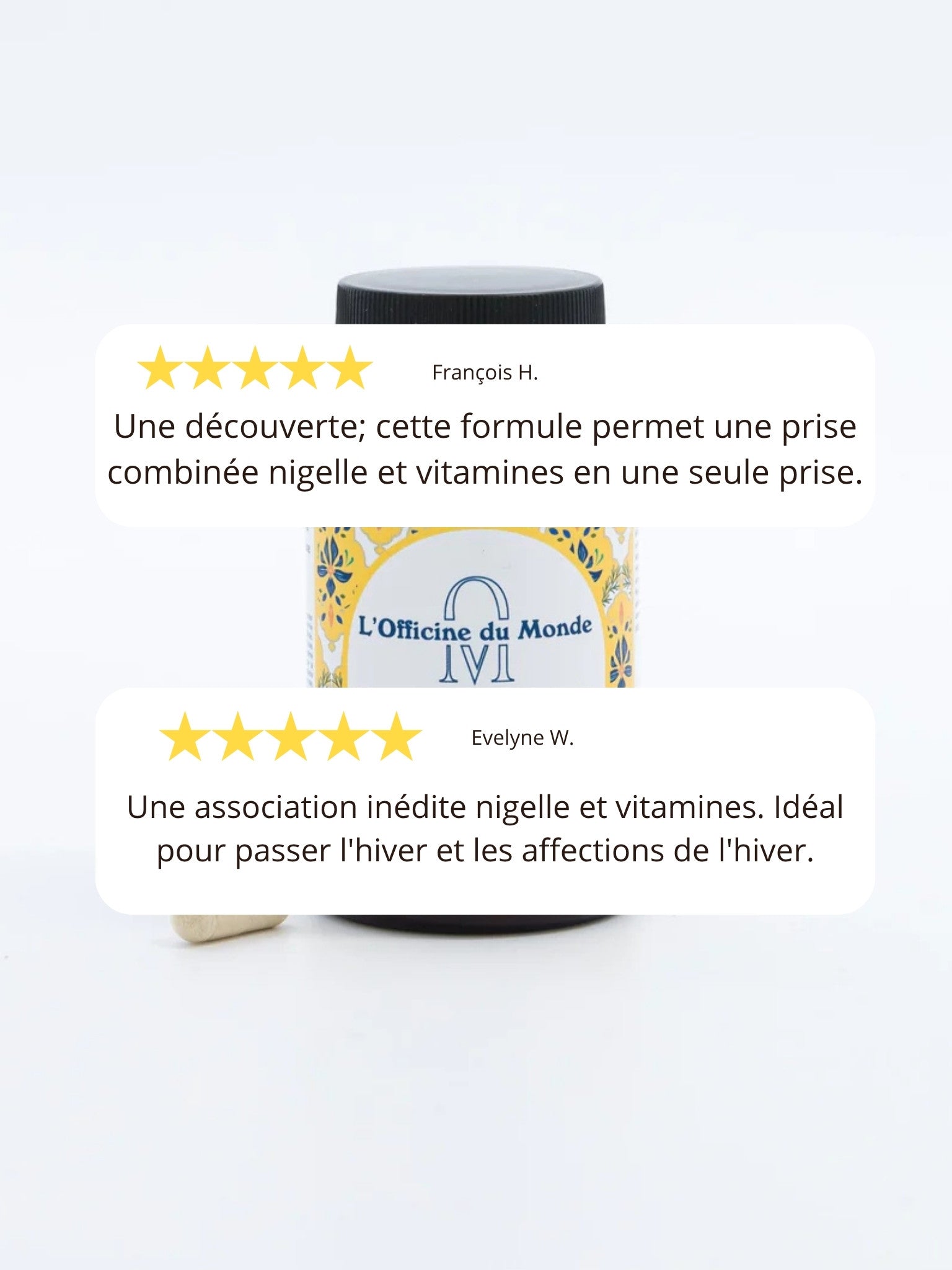 Énergie & Santé - Nigelle et Vitamine C, D - Cure de 2 mois