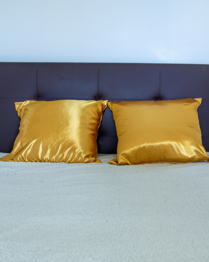 Pack deux taies d'oreillers en satin