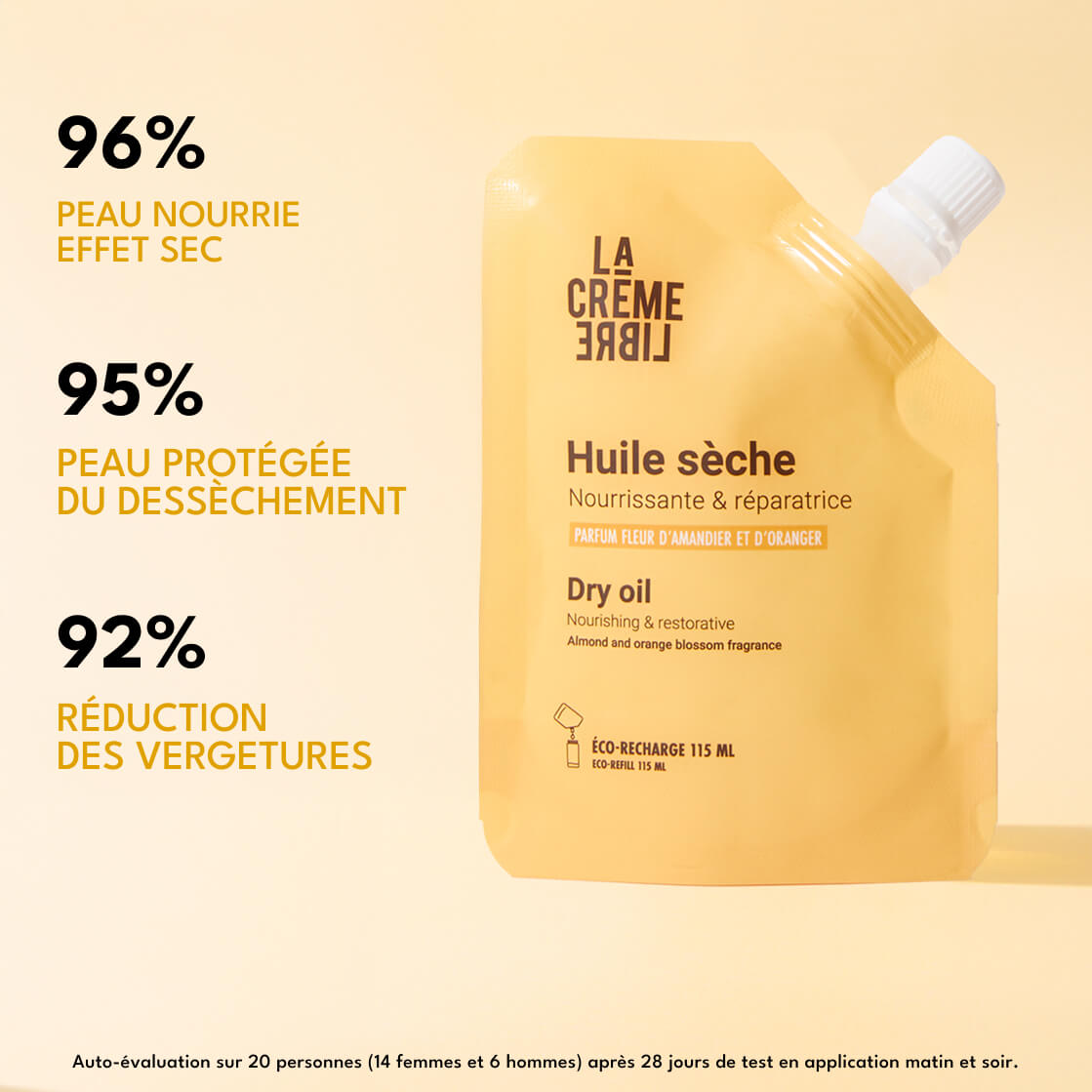 Recharge | Huile Sèche 3en1 – Fleur d’Oranger & Amandier