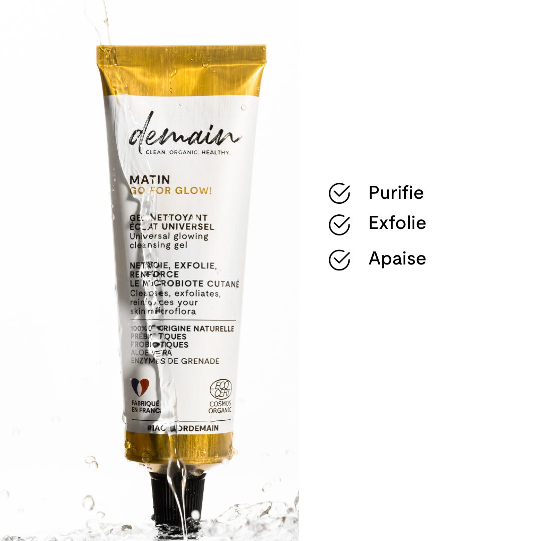Gel nettoyant exfoliant probiotique