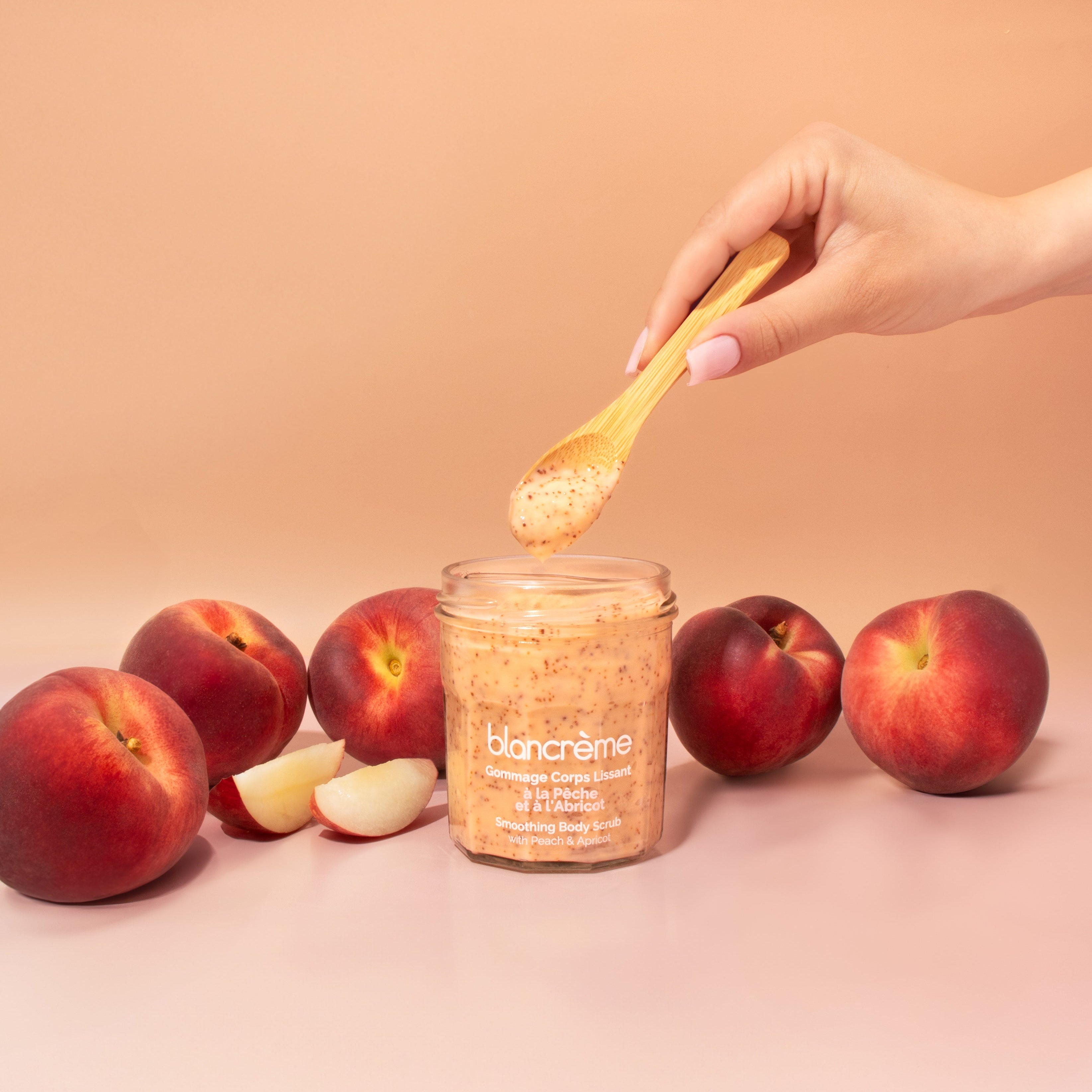 Gommage corps lissant - Pêche & Abricot