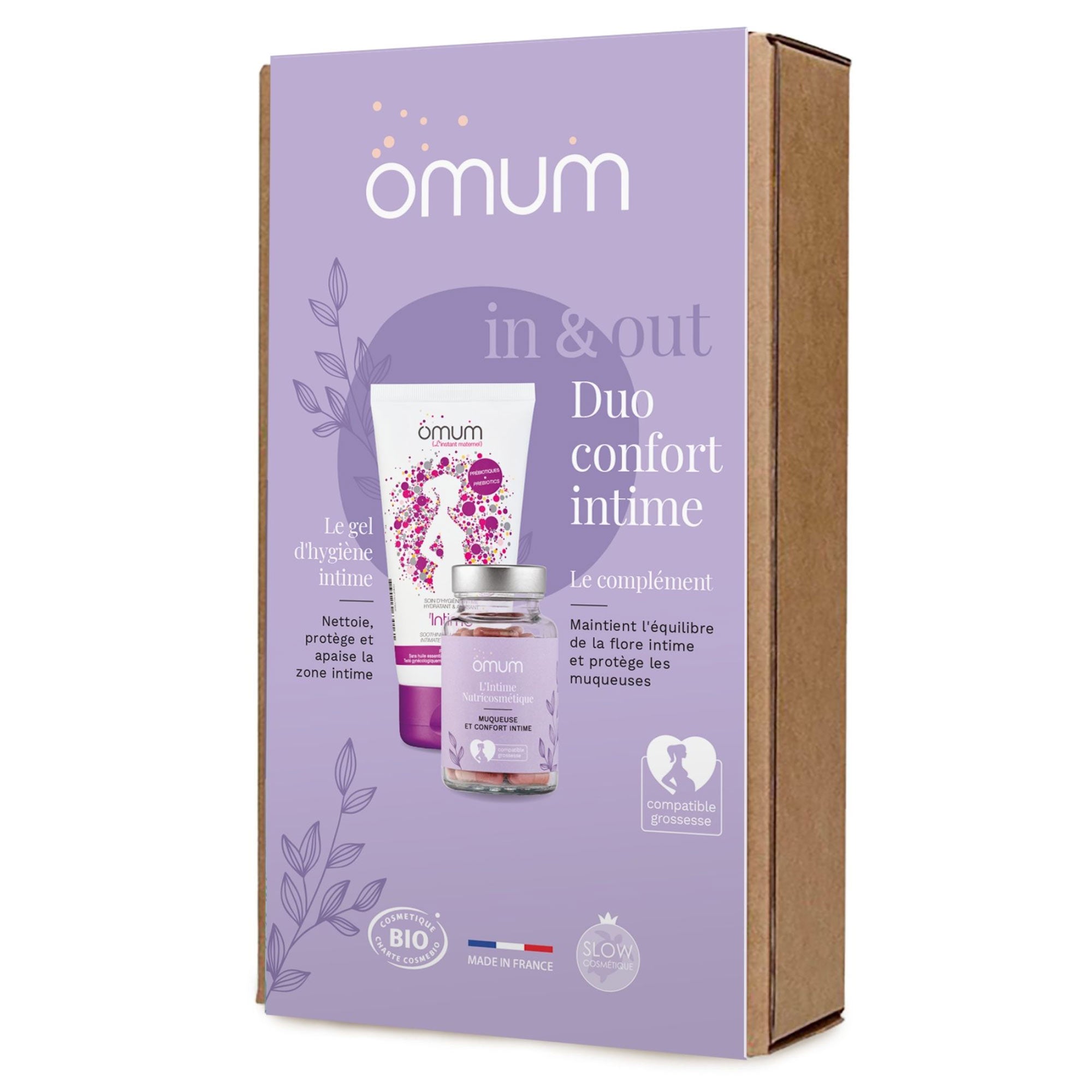 Coffret duo in and out intimité : confort intime et urinaire