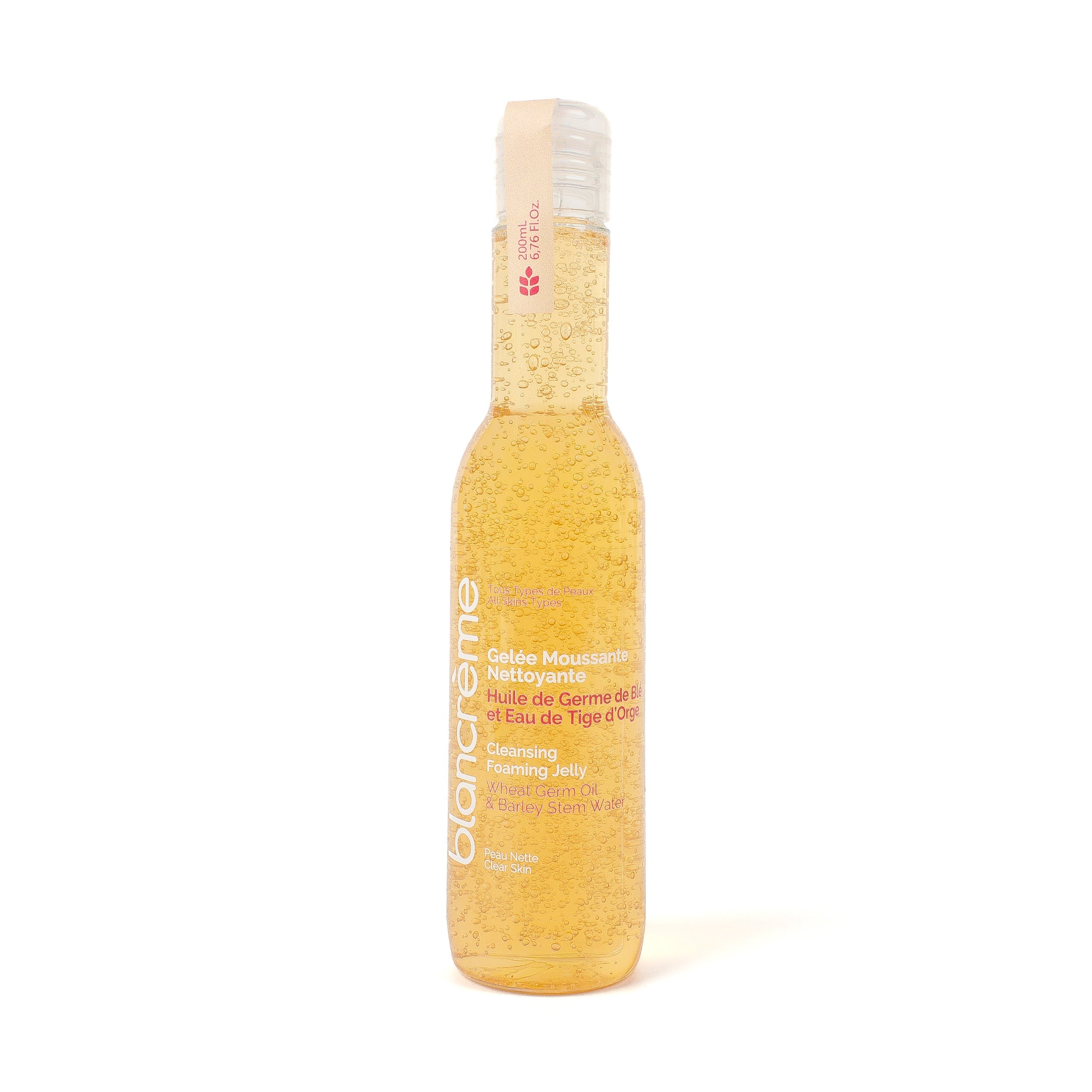 Gelée moussante nettoyante au huile de germe Blé & orge