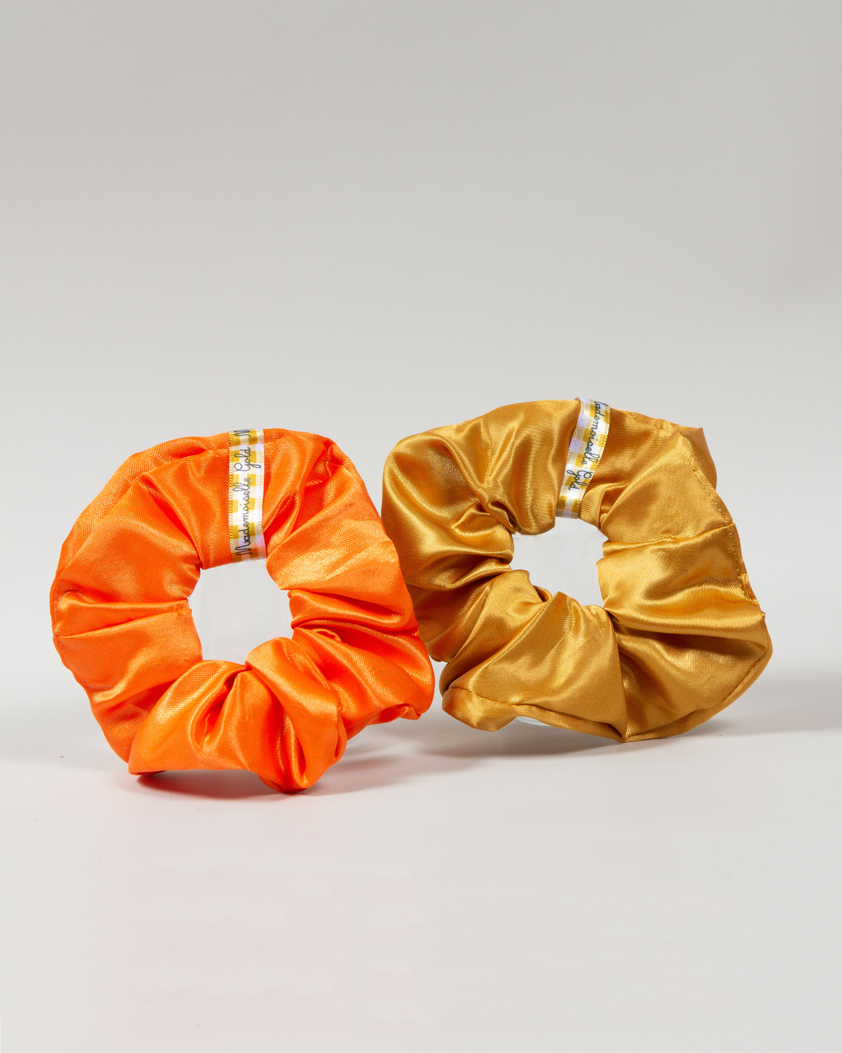 Pack deux fluffy chouchous en satin