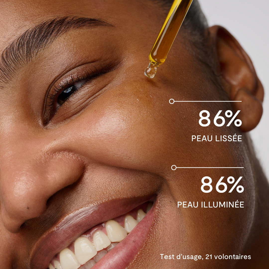 Huile de soin visage au rétinol végétal